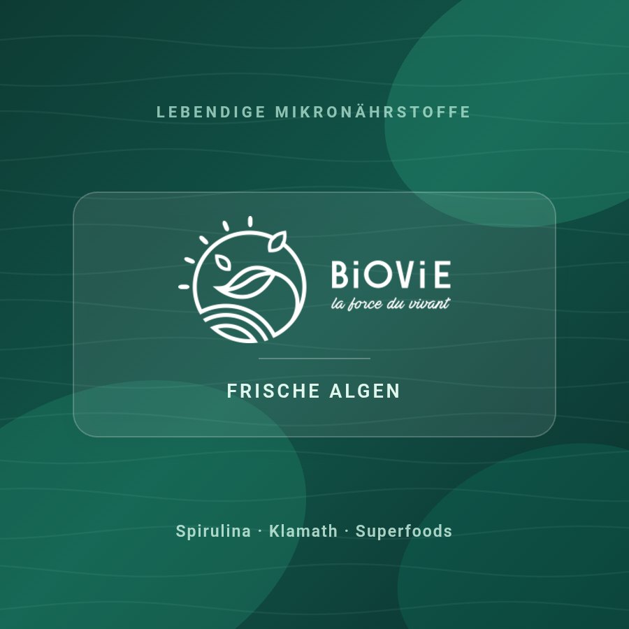 Biovie — frische Algen & Spirulina