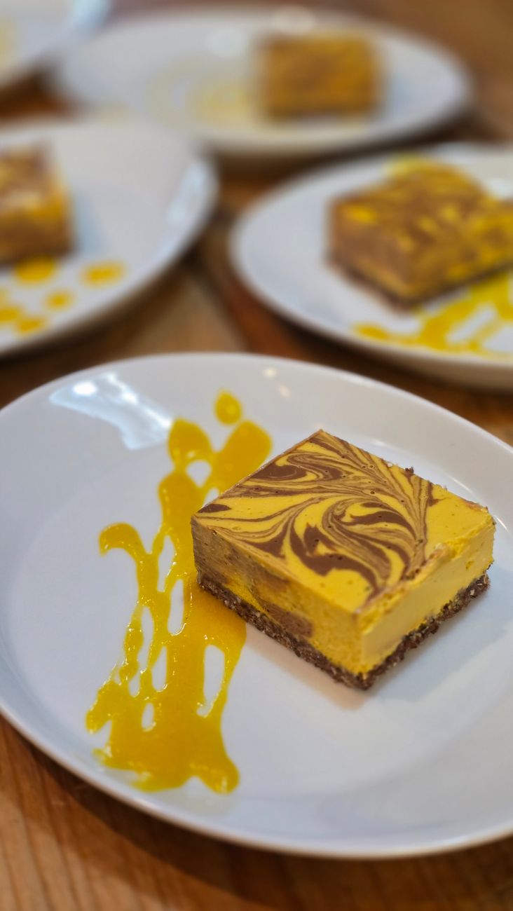 Orangen-Schoko-Cheesecake