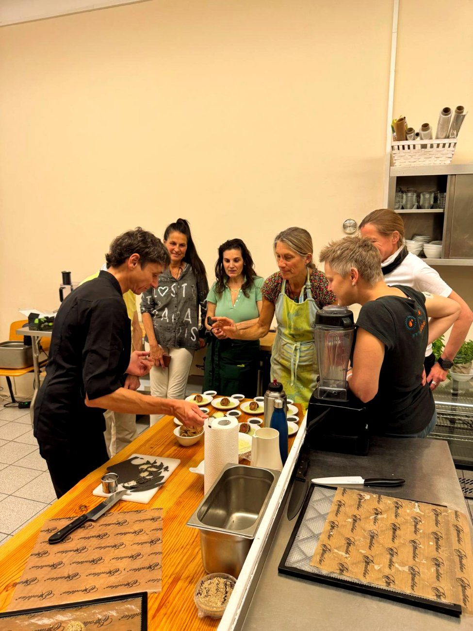 Teilnehmer beim gemeinsamen Workshop
